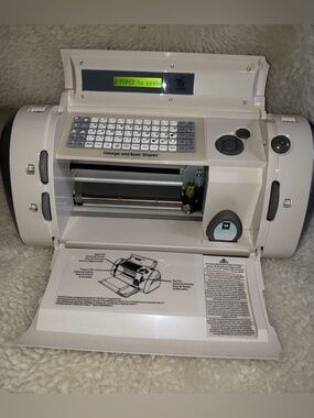 Cricut Electronic Die Cutting Machine in White with Gray Accents
